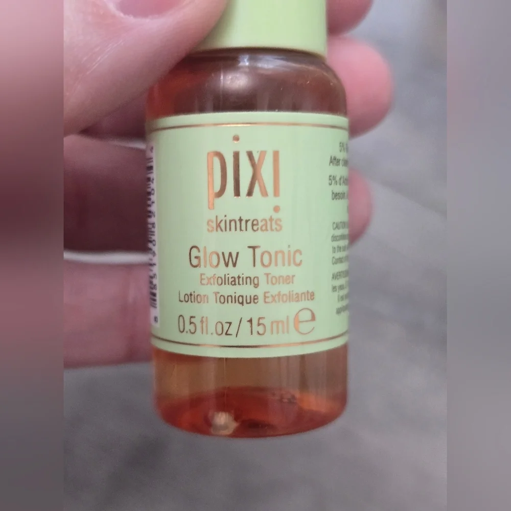 Pixi Glow Tonic Exfoliating Toner 0.5oz Lot Of 4 New